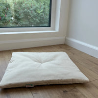 Hemp cotton seat Cushion for chair without ties filled organic hemp fiber in natural cotton fabric Chair Cushion Pillow seat