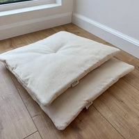 Hemp cotton seat Cushion for chair without ties filled organic hemp fiber in natural cotton fabric Chair Cushion Pillow seat