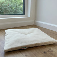 Hemp cotton seat Cushion for chair without ties filled organic hemp fiber in natural cotton fabric Chair Cushion Pillow seat