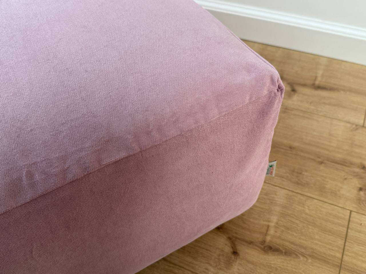 24"x24" (60х60 cm) HEMP Floor Cushion Pouf filled organic Hemp Fiber with removable Cover settee ottoman Marogan