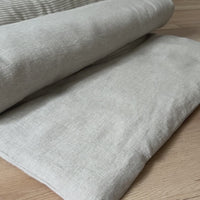 Natural Hemp Linen Play Mat with Linen Removable cover filled organic HEMP Fiber - cotton mat in non-dyed linen Nursery Baby Blanky padded