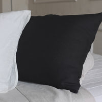 Linen Pillowcases Linen Washed Fabric Black White Green Ashen Pink Custom sizes Make to order