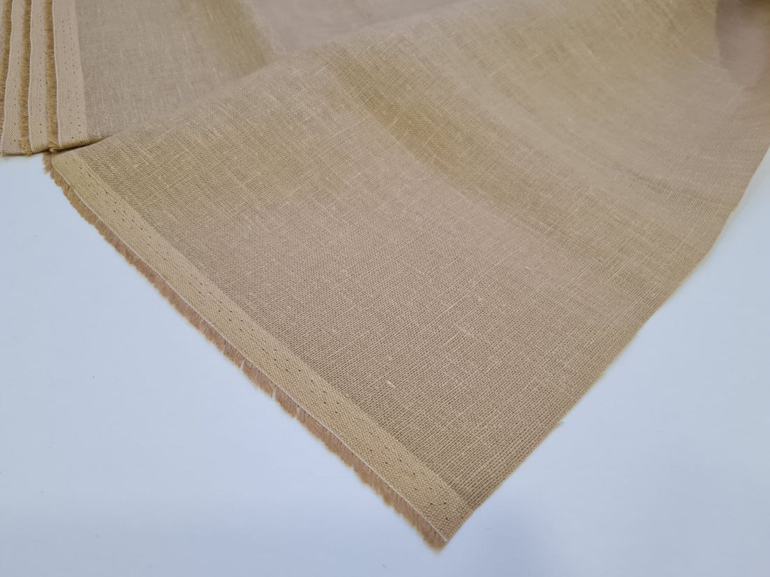Linen Meditation Cresсent Cushion filled Buckwheat Hulls Yoga Crescent pillow