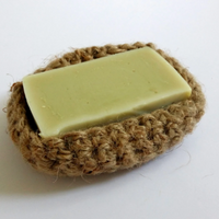 Organic soap-dish Hemp 100%, hand knit soap dish / All natural / Hemp soap - dish/ eco-friendly / Soap box/ Hemp/ Hemp cord