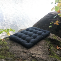 Linen Buckwheat floor cushion Zabuton Organic pillow buckwheat hulls / pillow seat/Meditation Yoga /Natural