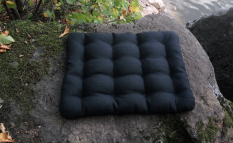 Linen Buckwheat floor cushion Zabuton Organic pillow buckwheat hulls / pillow seat/Meditation Yoga /Natural