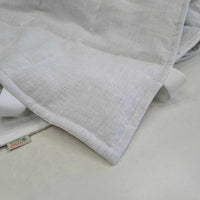 Organic Hemp Linen Mattress Pad Cover filled Hemp Fiber in 100% white linen /Queen, Twin, King size/ Hypoallergenic Chemical Free