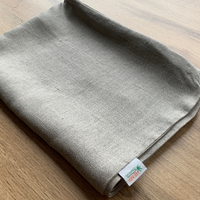 Zabuton cover Linen natural multi-chamber cover with zipper, unfulfilled non-dyed linen case size 23"x35"