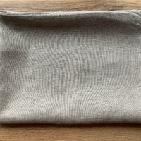 Zabuton cover Linen natural multi-chamber cover with zipper, unfulfilled non-dyed linen case size 23"x35"