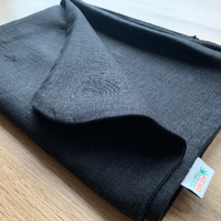 Zabuton cover Linen natural multi-chamber cover with zipper, unfulfilled non-dyed linen case size 23"x35"