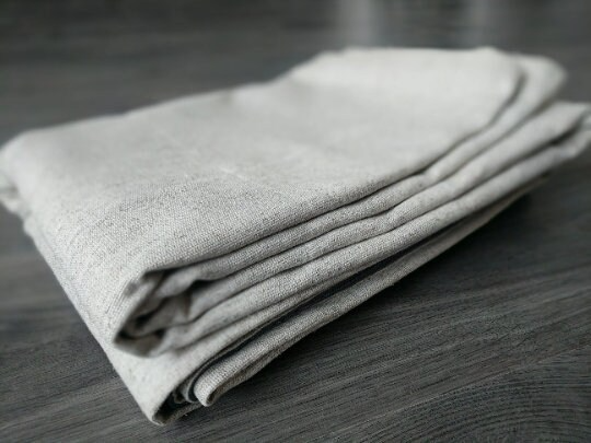 Natural Linen multi chamber cover/encasement undyed without filler buckwheat hulls