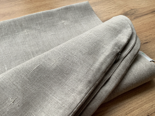 Natural Linen multi chamber cover/encasement undyed without filler buckwheat hulls