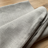 Natural Linen multi chamber cover/encasement undyed without filler buckwheat hulls