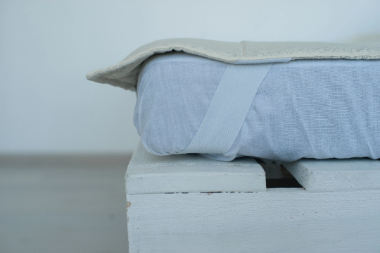 Hemp Linen Mattress Pad cover as fitted sheet filled organic Hemp Fibe –  HempOrganicLife