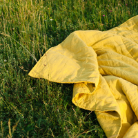 HEMP Linen natural blanket quilt - linen soft fabric + filler organic Hemp fiber - Full Queen King custom size