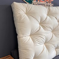 HEMP shikibuton mat 6” thick filled organic hemp fiber filler in natural non-dyed Cotton fabric Custom Size Hand made Shiki mattress futon