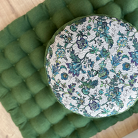 Meditation Set "flower" Zafu & Zabuton with Buckwheat hulls Meditation pillow Meditation cushion Zen cushion Meditation Space Yoga