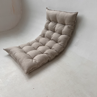 Organic HEMP Floor cushion reading nook pillow Organic Hemp fiber filling in non-dyed Linen fabric custom made