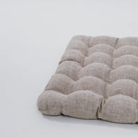 Linen Buckwheat floor cushion Zabuton Organic pillow buckwheat hulls / pillow seat/Meditation Yoga /Natural