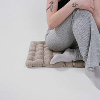 Linen Buckwheat floor cushion Zabuton Organic pillow buckwheat hulls / pillow seat/Meditation Yoga /Natural