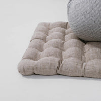 Linen Buckwheat floor cushion Zabuton Organic pillow buckwheat hulls / pillow seat/Meditation Yoga /Natural