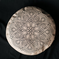 Embroidery Meditation Set Zafu & Zabuton Mandala with Buckwheat hulls Linen Floor cushions Meditation pillow Meditation cushion Meditation pouf Pillow Seat Yoga mat