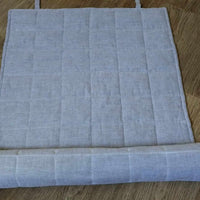 Hemp Yoga mat / Natural organic yoga mat rug/ hemp fiber in linen fabric / for Yoga studio pilates hand made/ Eco friendly