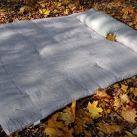 Hemp mattress Topper HEMP fiber filling in natural non-dyed Linen fabric