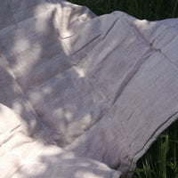 Hemp+Flax Baby Toddler blanket filled Organic HEMP FIBER in linen non-dyed fabric Kids comforter/Crib blanket/Baby Bedding/Chemical Free
