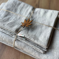 Natural linen duvet cover non-dyed washed linen fabric Full Queen King custom sizes