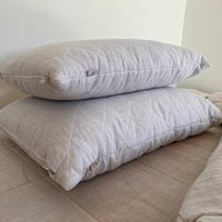 HEMP Organic Pillow filled HEMP FIBER in white linen fabric with regulation height/Hemp pillow/ Hypoallergenic Bed Pillow /Toddler/Eco pillow