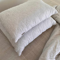 HEMP Organic Pillow filled HEMP FIBER in white linen fabric with regulation height/Hemp pillow/ Hypoallergenic Bed Pillow /Toddler/Eco pillow