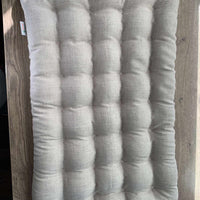 Linen Cat yoga mat with buckwheat hulls