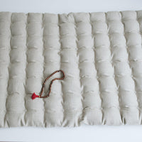 Linen Floor cushion with Buckwheat hulls Meditation zabuton/ for Yoga studio/ Massage Orthopedic pillow