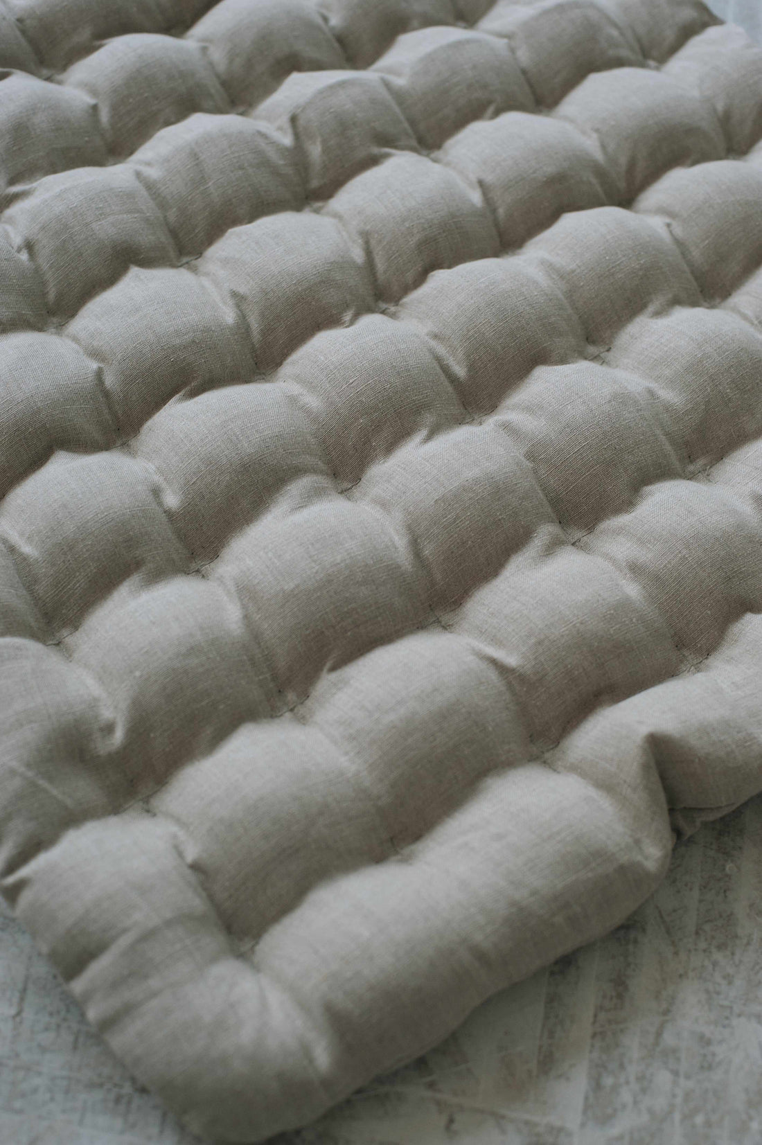Linen Floor cushion with Buckwheat hulls Meditation zabuton/ for Yoga studio/ Massage Orthopedic pillow