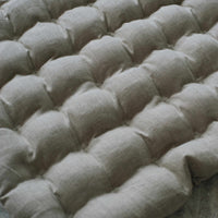 Meditation set of Zafu and Zabuton floor cushions with organic buckwheat hulls
