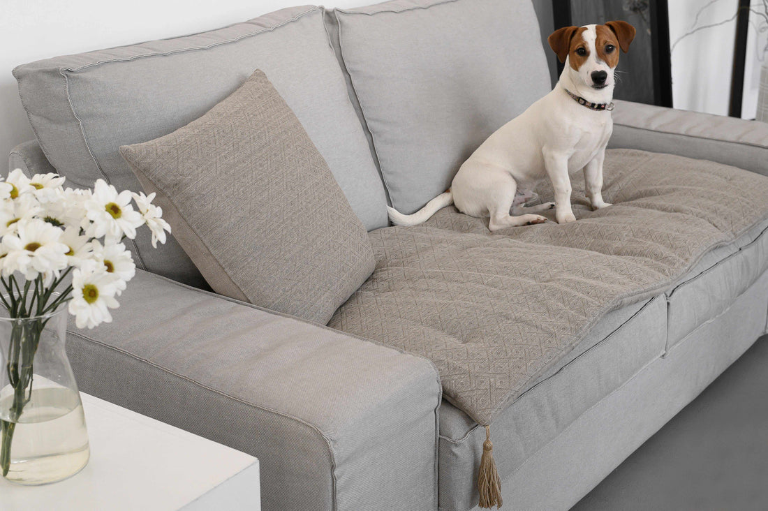 Hemp Linen Sofa Protector Covers for Dogs Cats Machine Washable Furniture Protectors Sofa & Couch Slipcovers Custom made sizes Sofa Topper