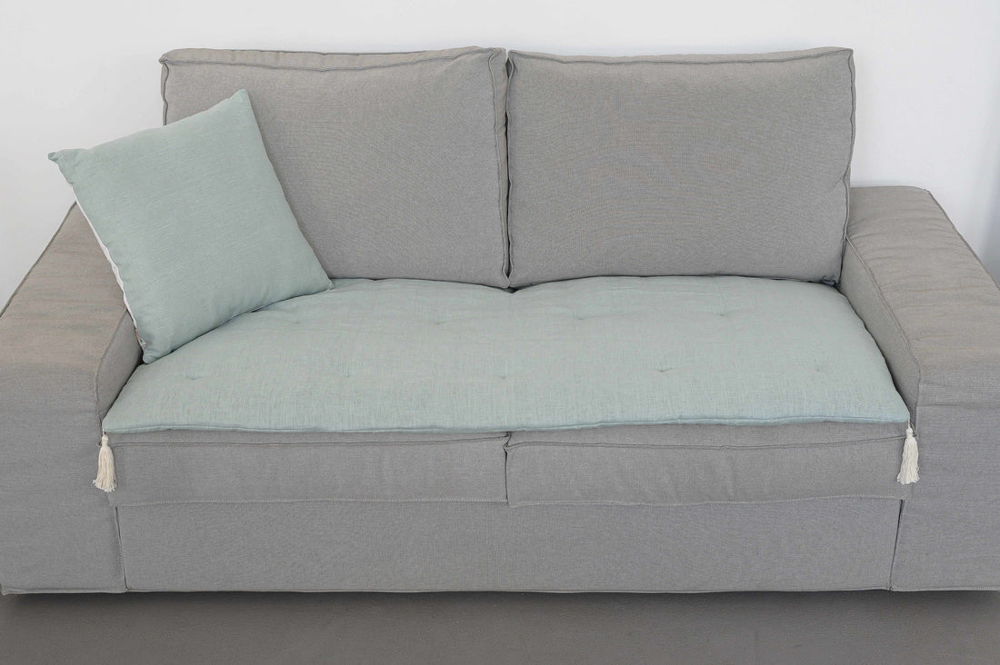 Hemp Linen Sofa Protector Covers for Dogs Cats Machine Washable Furniture Protectors Sofa & Couch Slipcovers Custom made sizes Sofa Topper