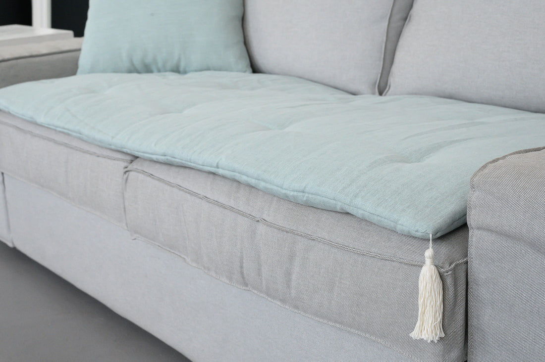 Hemp Linen Sofa Protector Covers for Dogs Cats Machine Washable Furniture Protectors Sofa & Couch Slipcovers Custom made sizes Sofa Topper