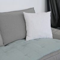Hemp Linen Throw Pillow with Cover Filled HEMP Fiber filler in Natural Linen zipped Cover Throw Decorative Cushion