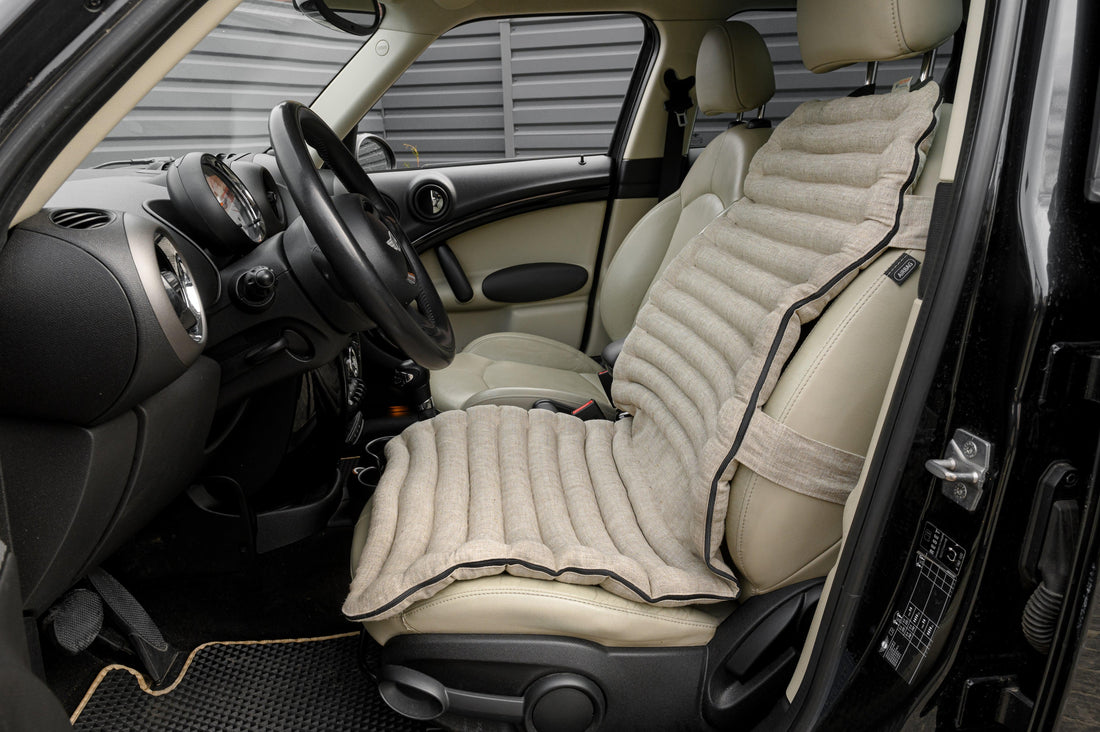 Organic Linen Car Seat Cover filling Buckwheat hulls/Massage /buckwheat/floor cushion/ Organic car/eco-frendly/floor seat