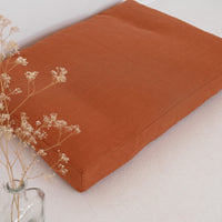 Natural Hemp Linen Pet Mat Pad Mattress Cushion Removable Washable Linen Cover Organic Hemp Fiber Filler in Natural Linen Fabric Padded Dog