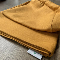 Set of Zafu and Zabuton covers with zipper in linen fnatural abric