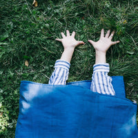 Todler organic HEMP Linen Sleeping bag "Adventurer" school Nap mat Kids organic hemp fiber filling in linen fabric blanket quilt, hand made