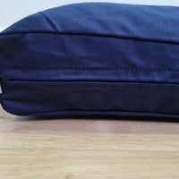 Cover with zipper for shikibuton Natural dark blue cotton Fabric Custom size