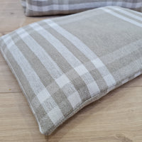 HEMP and Linen pet bed mat carpet filled organic HEMP Fiber! in thick Flax grey fabric - pad mattress/ house for cats organic