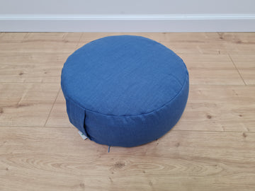 Zafu Linen floor cushion with Buckwheat hulls /Organic Meditation cushion/buckwheat/ pillow seat/Meditation cushion for Yoga studio