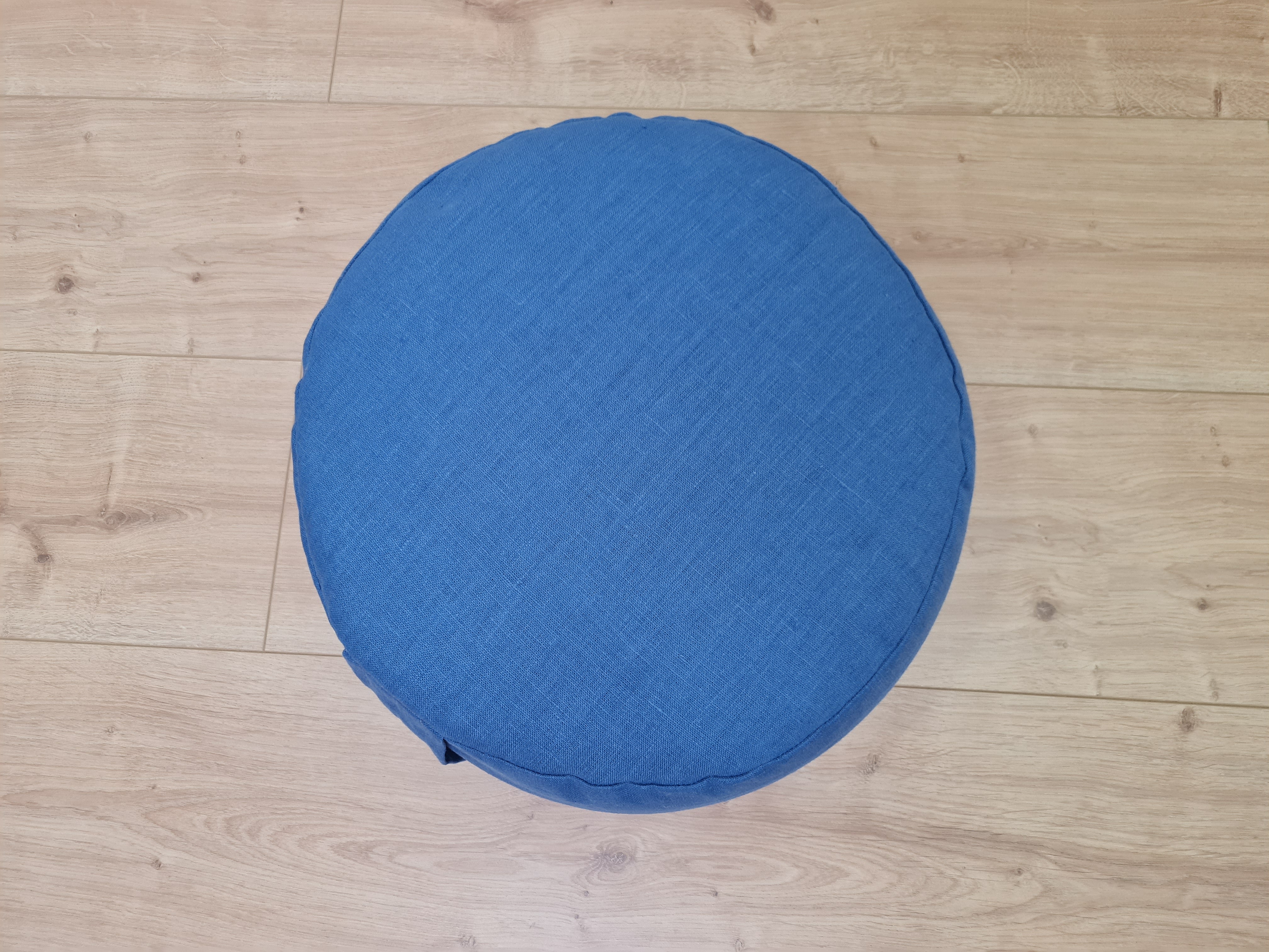 Zafu Linen floor cushion with Buckwheat hulls /Organic Meditation cushion/buckwheat/ pillow seat/Meditation cushion for Yoga studio