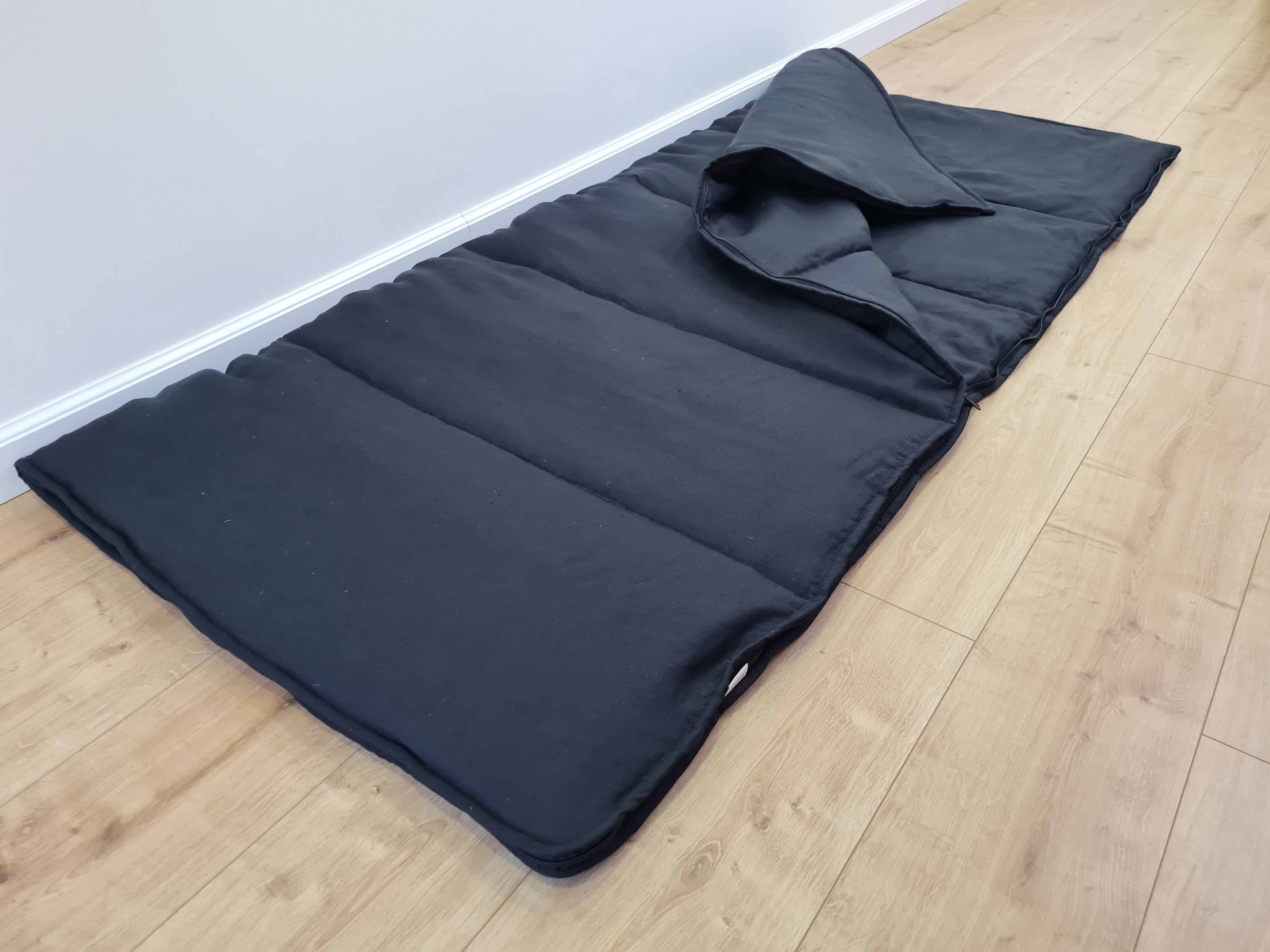 Thick HEMP Sleeping bag HEMP fabric filled organic Hemp fiber filling - Hemp sleep bag / blanket quilt, hand made
