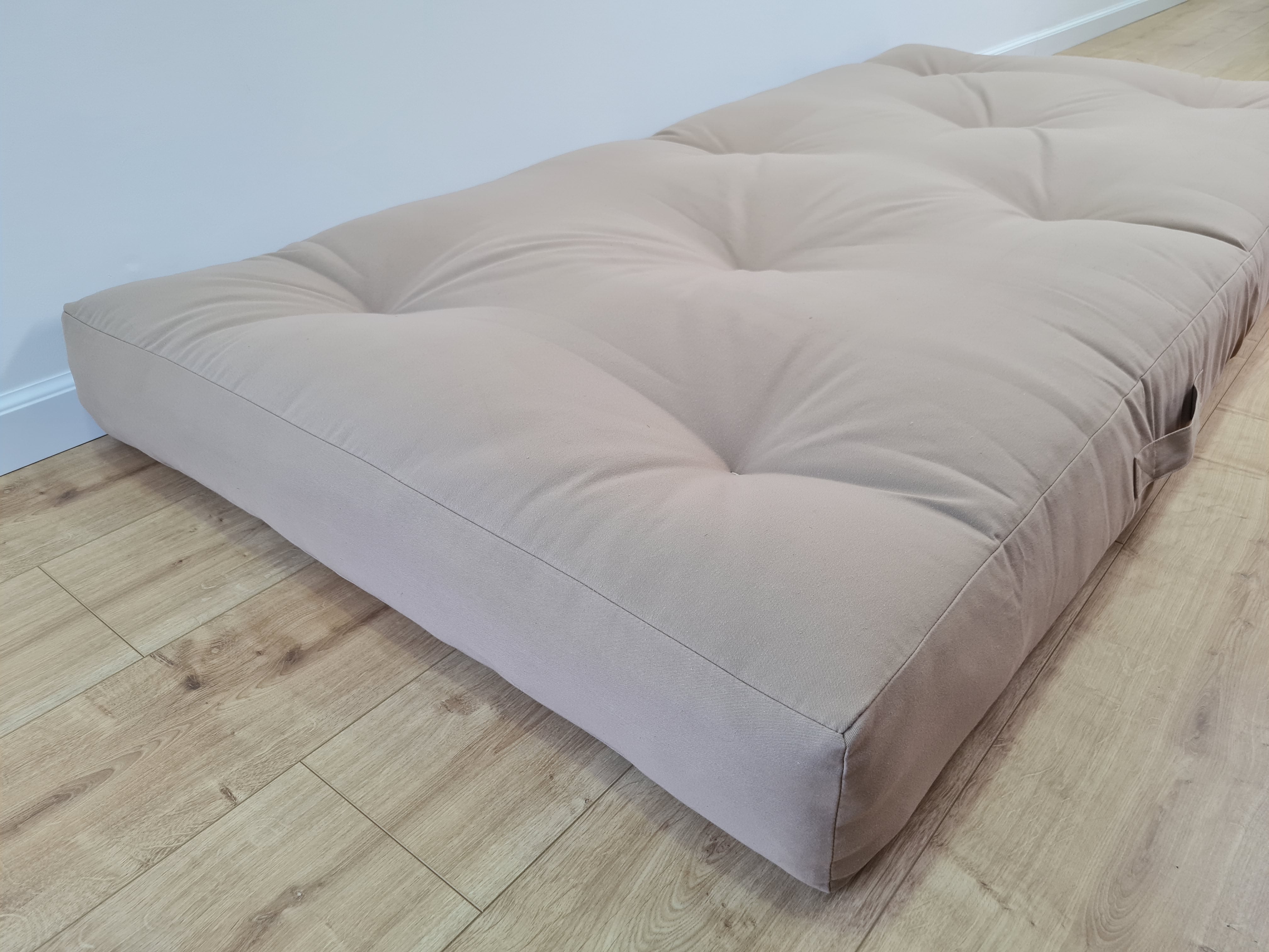Special listing for Aynur Amiraslanova one 120 cm x 60 cm x 15 cm hemp futon in beige cotton